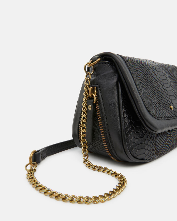 CROSS BODY BAG ROSSANGE COW LEATHER BLACK
