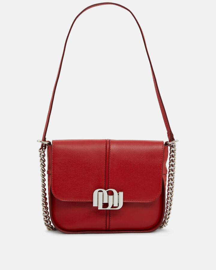 TWO-WAY BAG HAMAL COW LEATHER RED