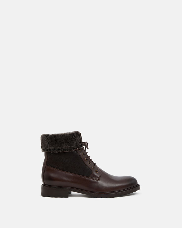 ANKLE BOOTS JAURIS CALF LEATHER BROWN