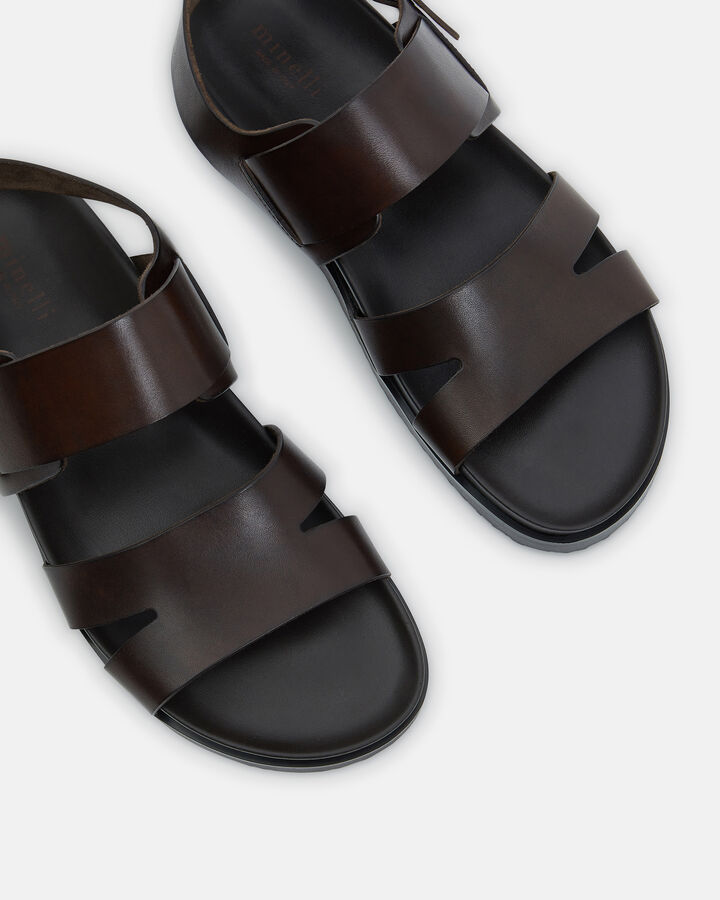 SANDAL HOVAKIM COW LEATHER BROWN