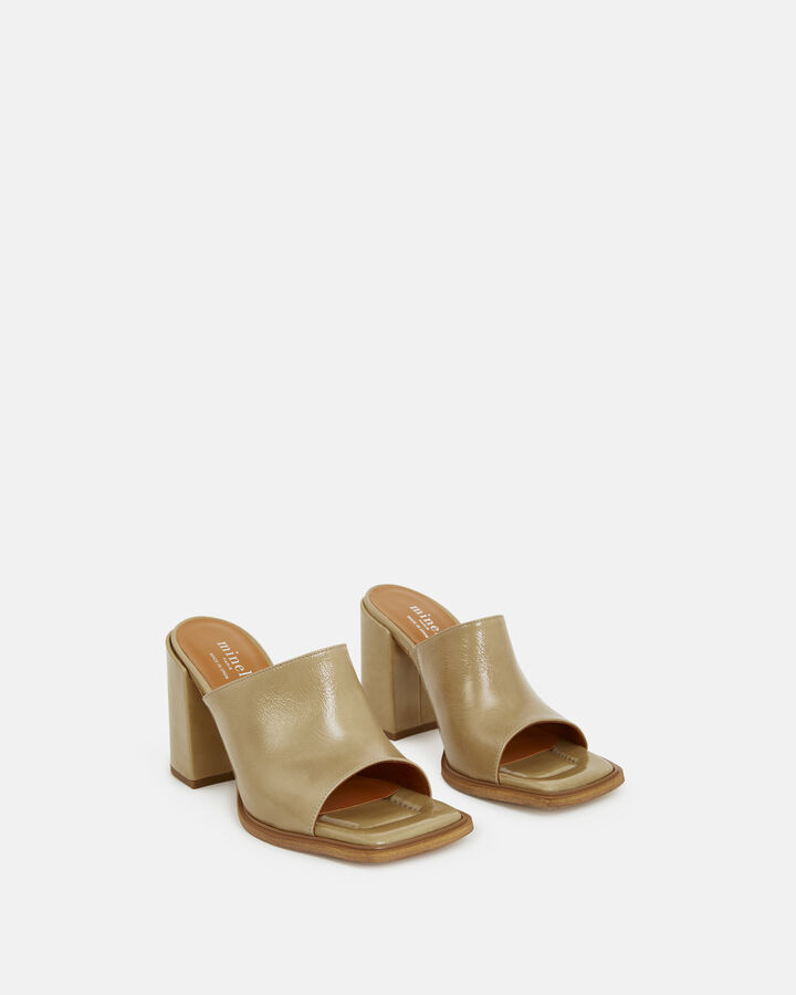 SANDAL LHOUISETTE COW LEATHER TAUPE