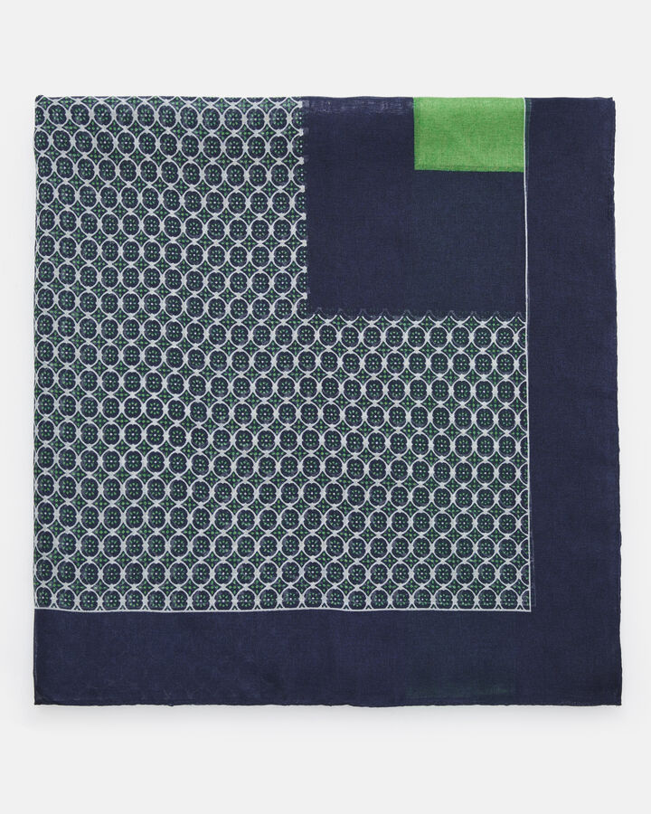 SCARF DURA 100%POLYESTER BLUE GREEN