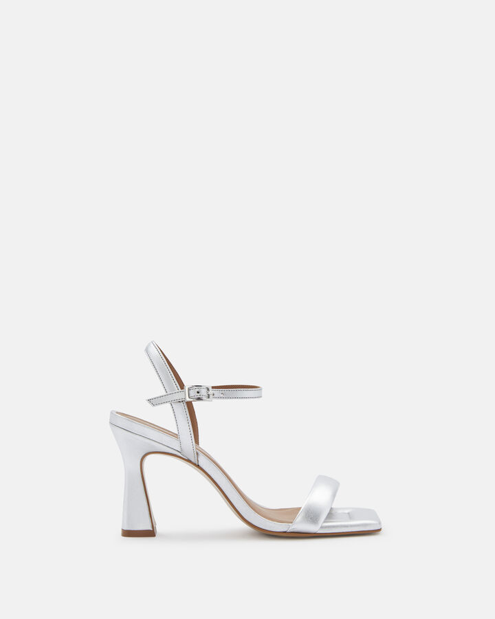 SANDAL LHALE/MET COW LEATHER SILVER