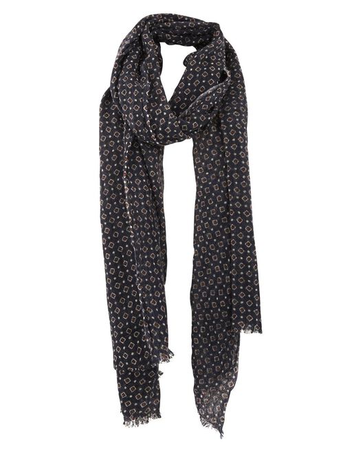 SCARF - YAYO, NAVY MULTI-COULOURED