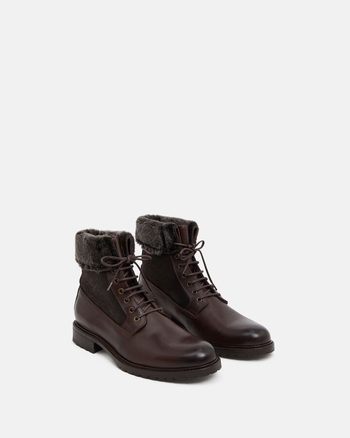 ANKLE BOOTS JAURIS CALF LEATHER BROWN