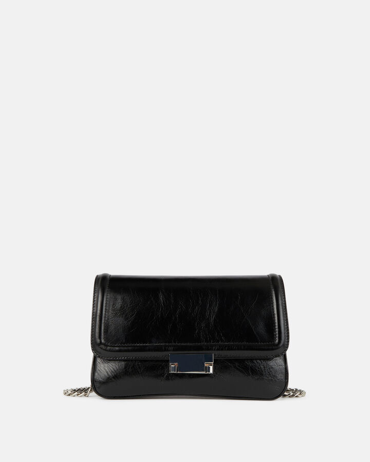 CROSS-BODY BAG REMICIA COW LEATHER BLACK
