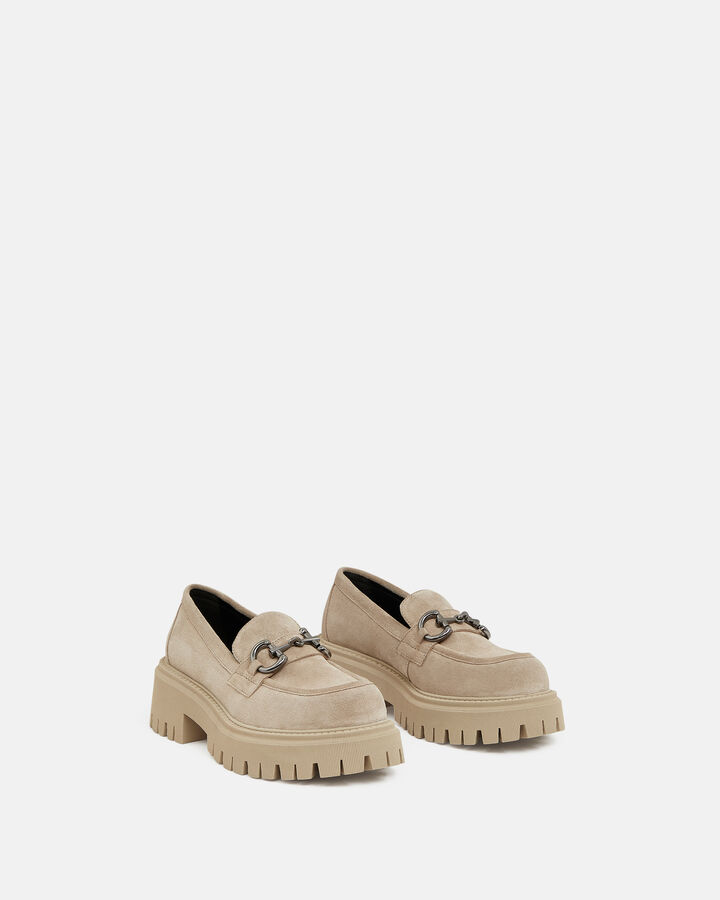 LOAFER HIBAA CALF LEATHER TAUPE