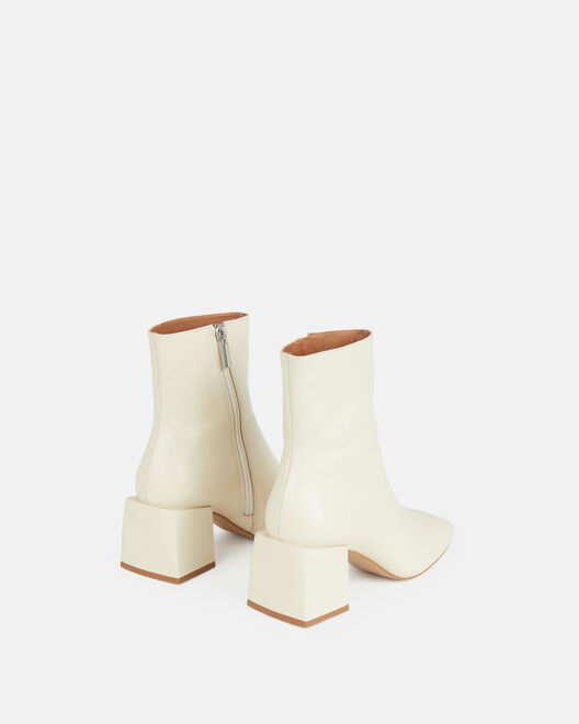 ANKLE BOOTS PHYBIE, ECRU