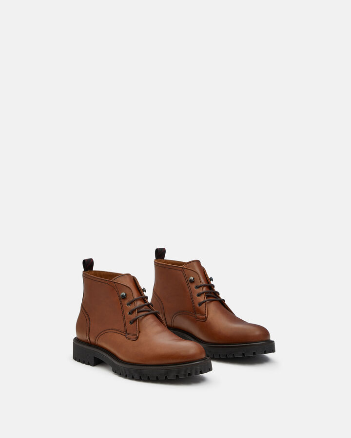 ANKLE BOOTS JONATAN CALF LEATHER BROWN