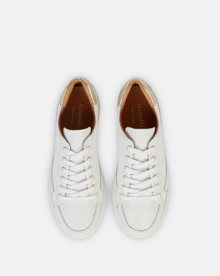 TRAINER SHAO COW LEATHER WHITE