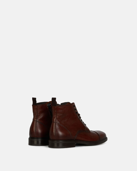ANKLE BOOTS - ISSAGA, COGNAC