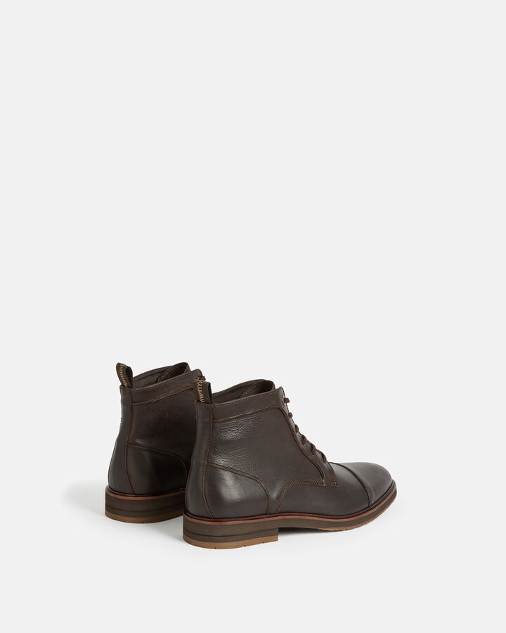 ANKLE BOOTS FAROUK CALF LEATHER CHOCOLATE