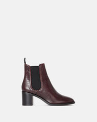 ANKLE BOOTS - PAYSONA, BURGUNDY