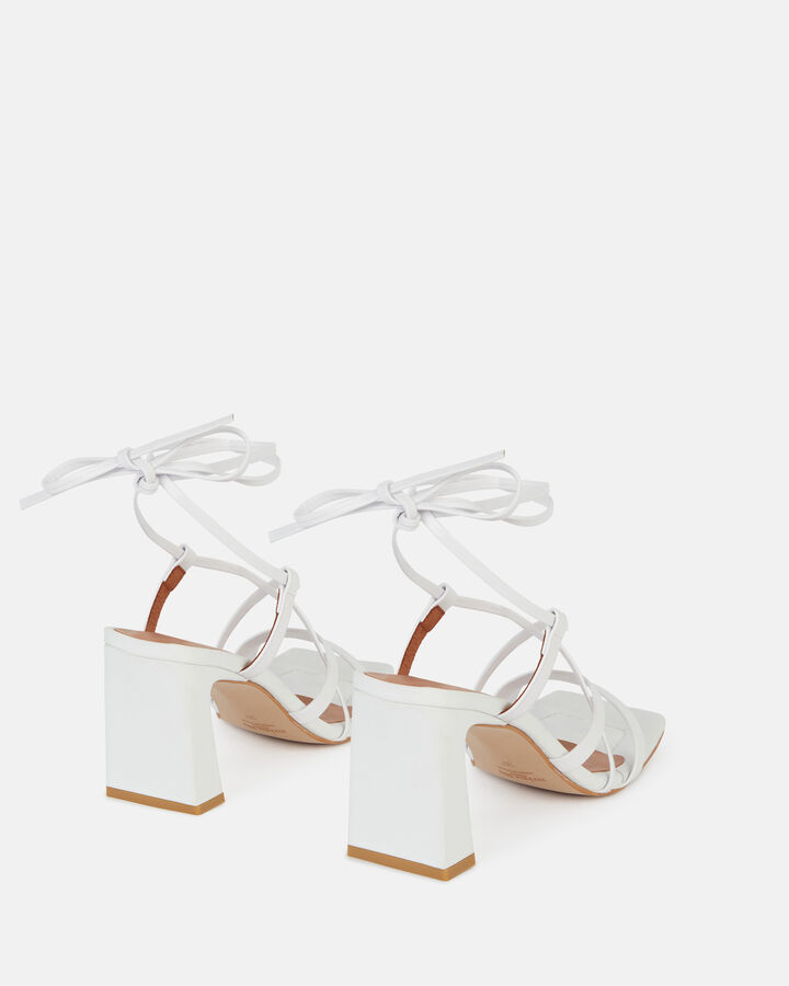 SANDAL LUDMILLHA COW LEATHER WHITE