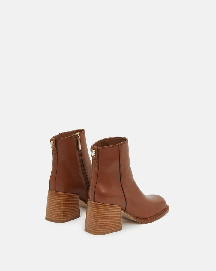ANKLE BOOTS NUCELLIA null LEATHER BROWN