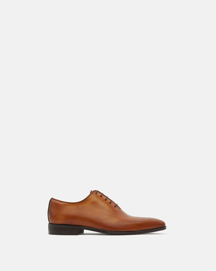 OXFORD SHOE SANTIAGO CALF LEATHER LEATHER BROWN