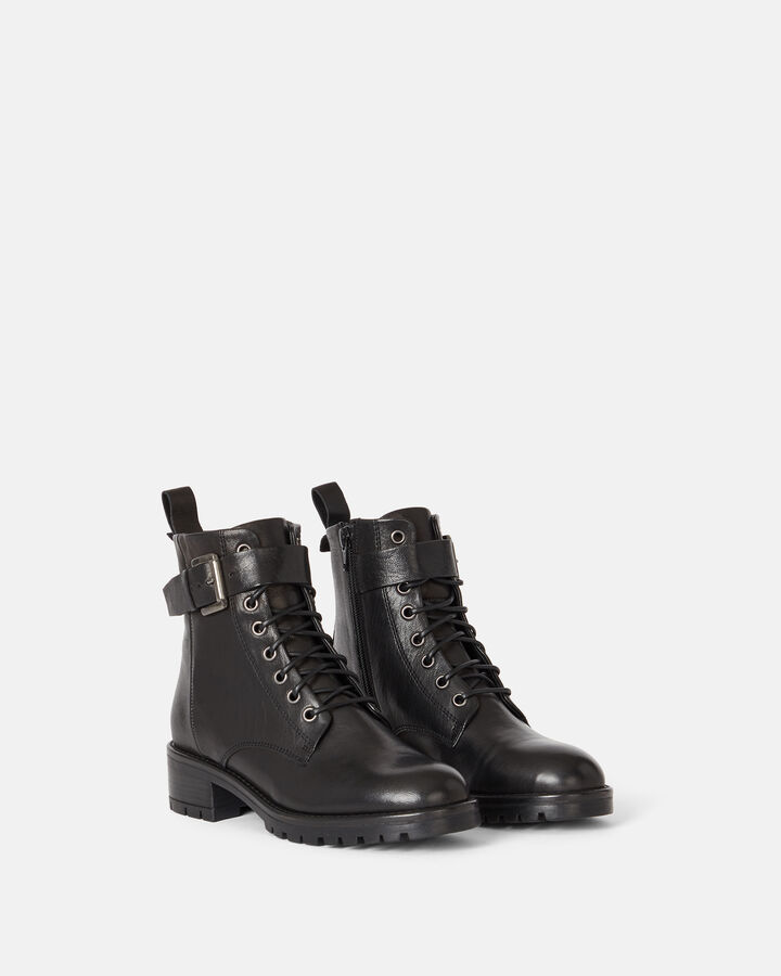 ANKLE BOOTS REDMA CALF LEATHER BLACK
