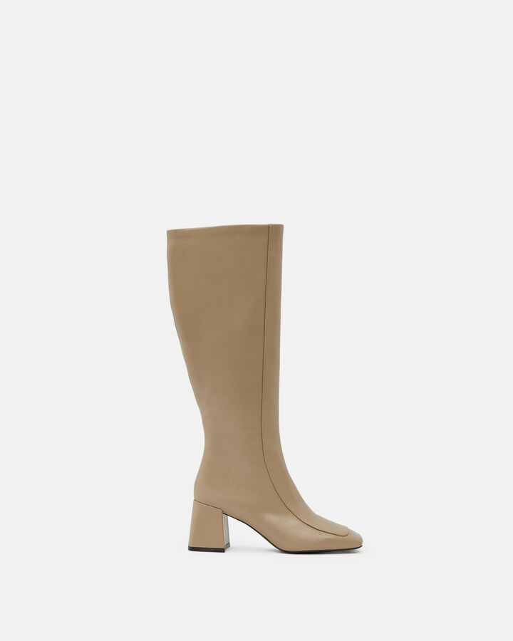 BOOTS ROMANN CALF LEATHER TAUPE