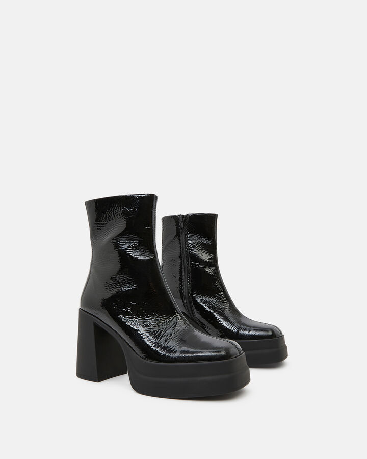 ANKLE BOOTS PAULITA COW LEATHER BLACK