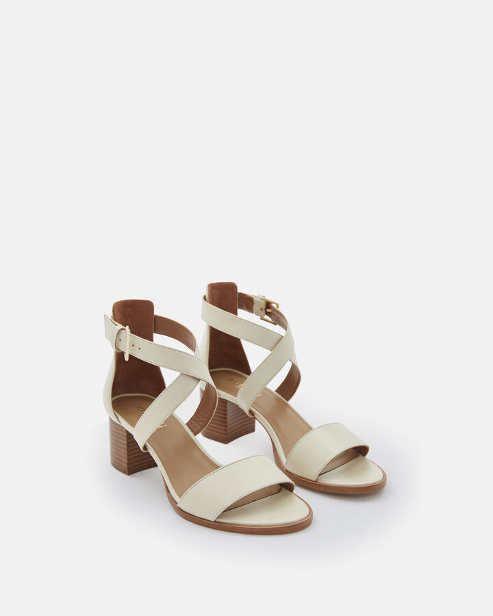 SANDAL CHERIN COW LEATHER IVORY