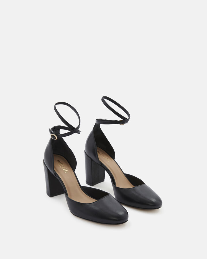 HEEL KALIOPE COW LEATHER BLACK