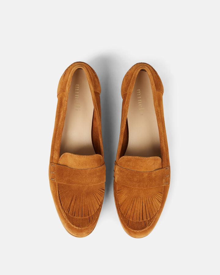LOAFER GABIA GOAT SUEDE LEATHER BROWN