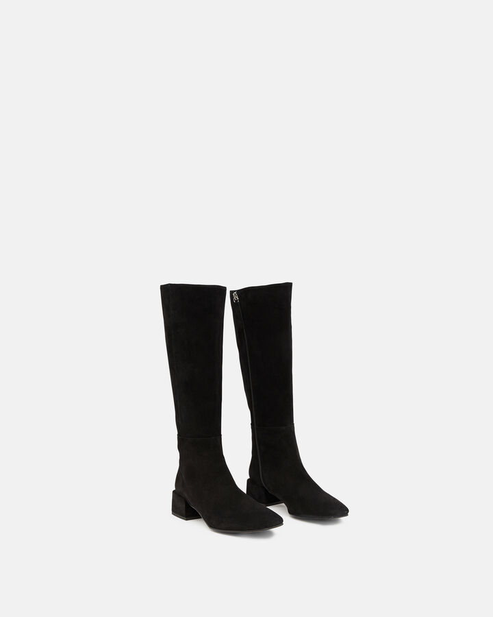 BOOTS NAHLA COW LEATHER BLACK