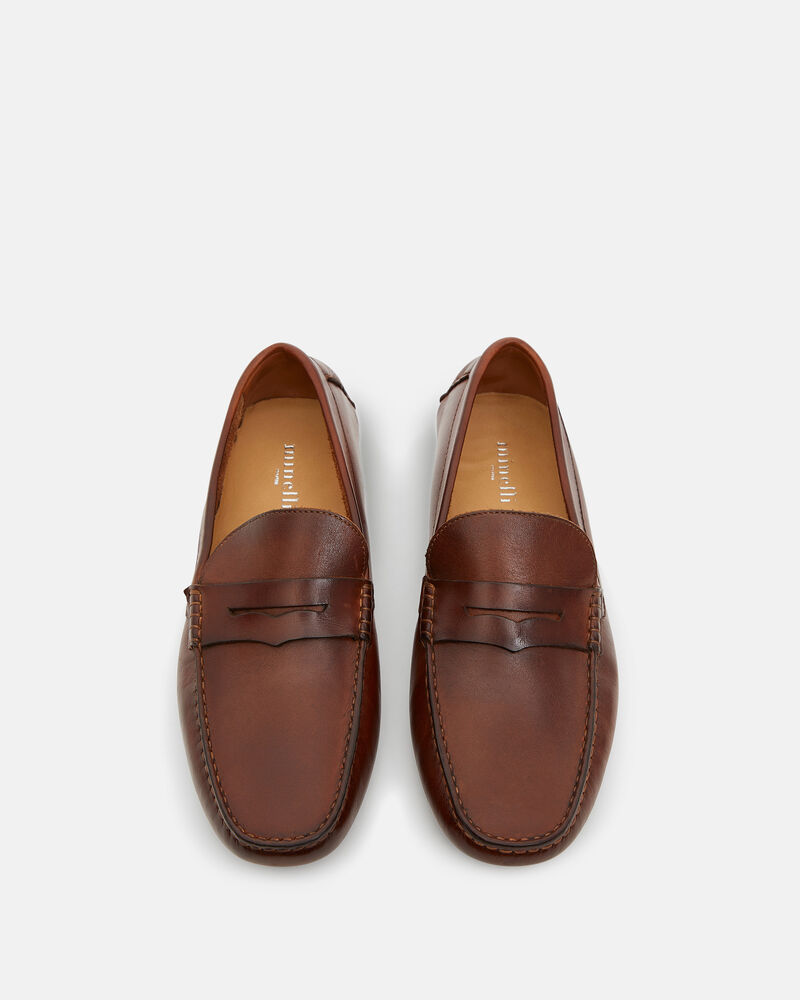 LOAFER NAOKI COGNAC - Loafers COW LEATHER - Minelli