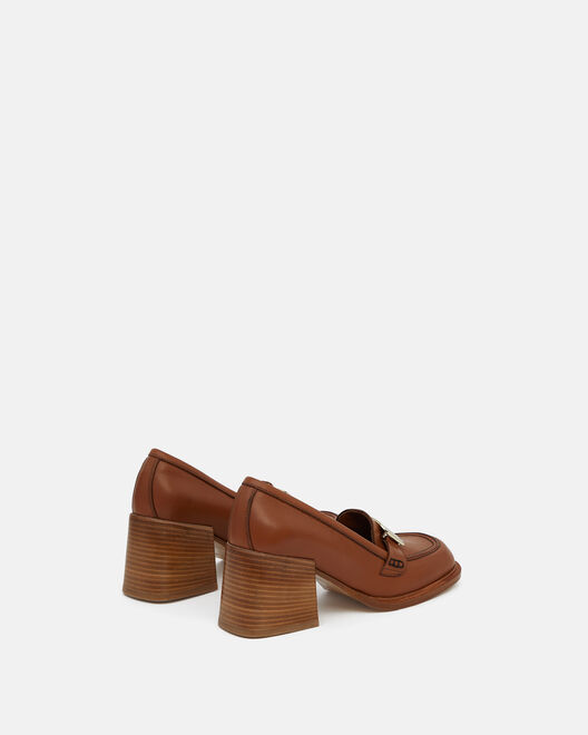 LOAFER LAMBI, LEATHER BROWN