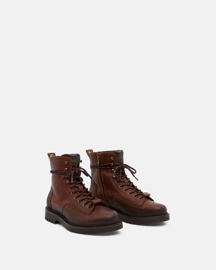 ANKLE BOOTS JIMMY COW LEATHER COGNAC