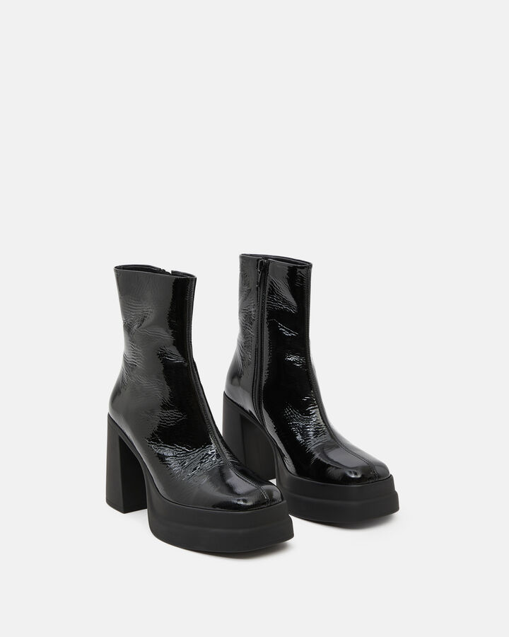 ANKLE BOOTS PAULITA COW LEATHER BLACK