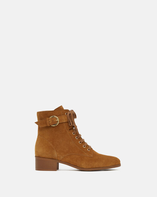 ANKLE BOOTS - ANDEANNE, COGNAC