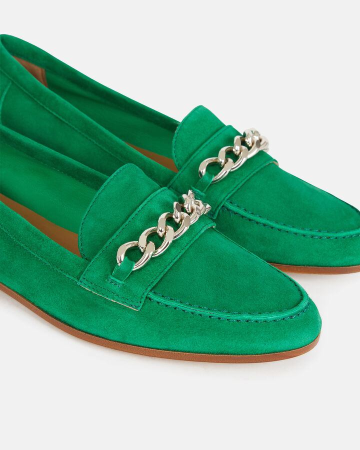 LOAFER MAYLISE GOAT SUEDE GREEN