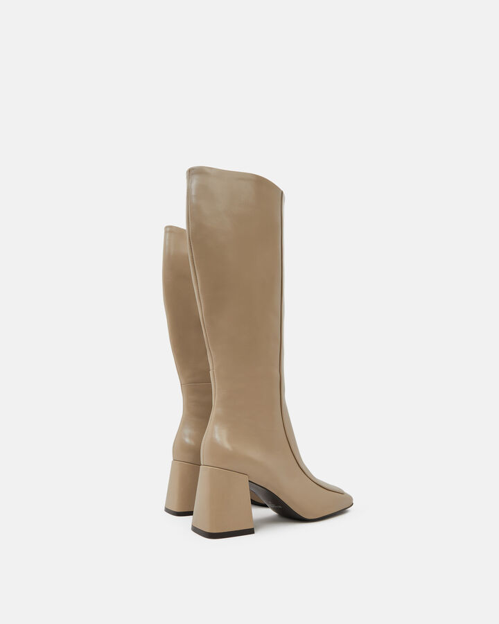 BOOTS ROMANN CALF LEATHER TAUPE