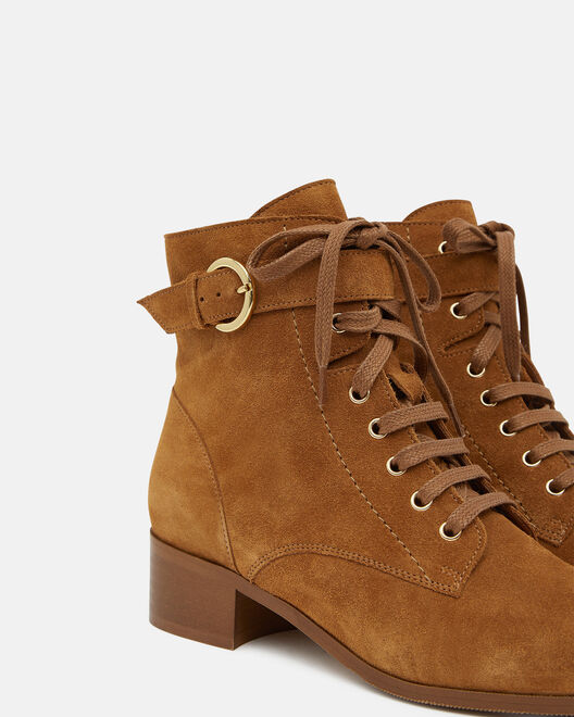ANKLE BOOTS - ANDEANNE, COGNAC