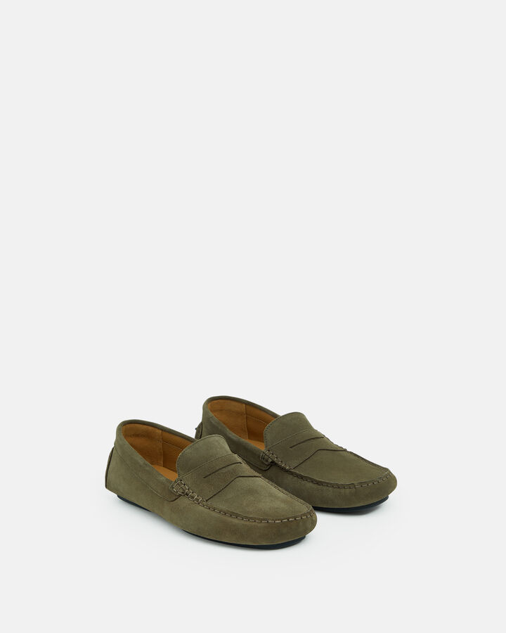 LOAFER NORE CALF LEATHER ARMY GREEN