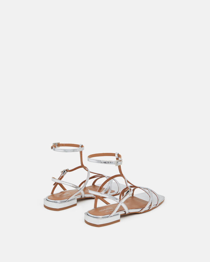 SANDAL EMHILIA COW LEATHER SILVER