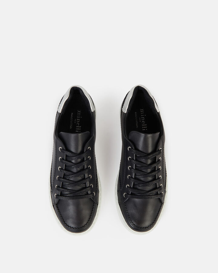 TRAINER SHAO COW LEATHER BLACK