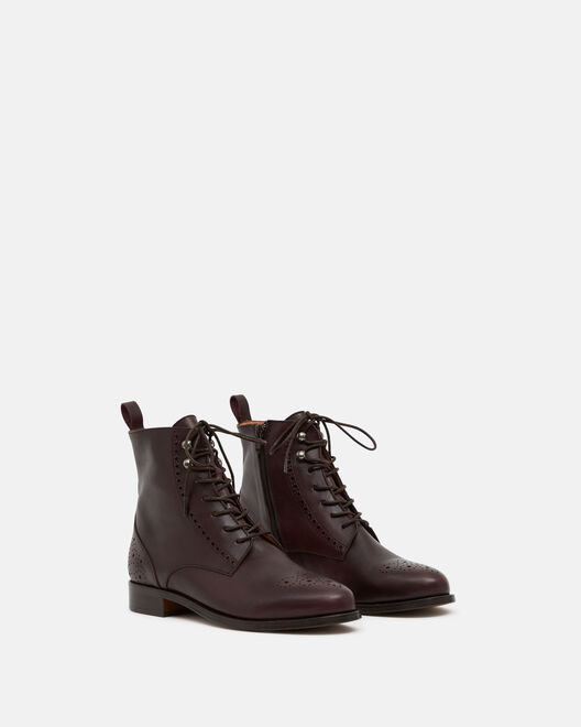 ANKLE BOOTS - FADILLA, BURGUNDY