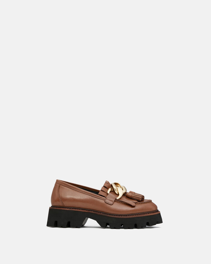LOAFER HYLLIA SHEEP LEATHER BROWN