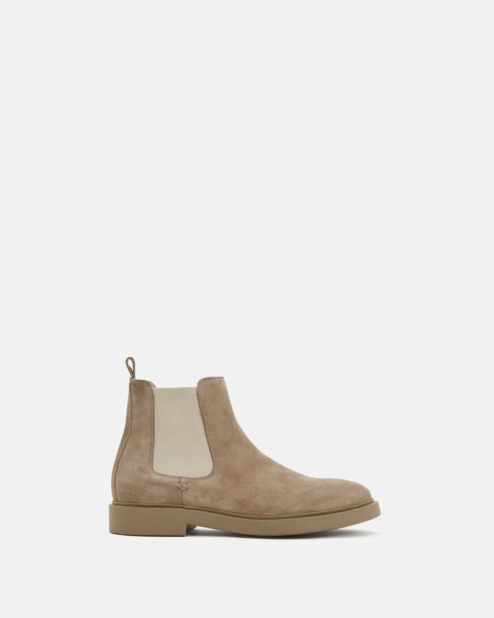 ANKLE BOOTS JORDANE CALF LEATHER BEIGE