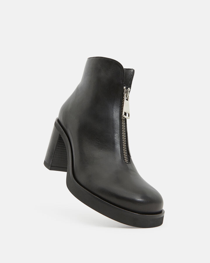ANKLE BOOTS PAESIA COW LEATHER BLACK