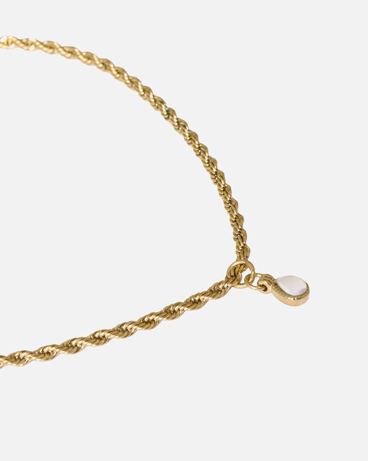 NECKLACE - MYA, GOLD PEARL
