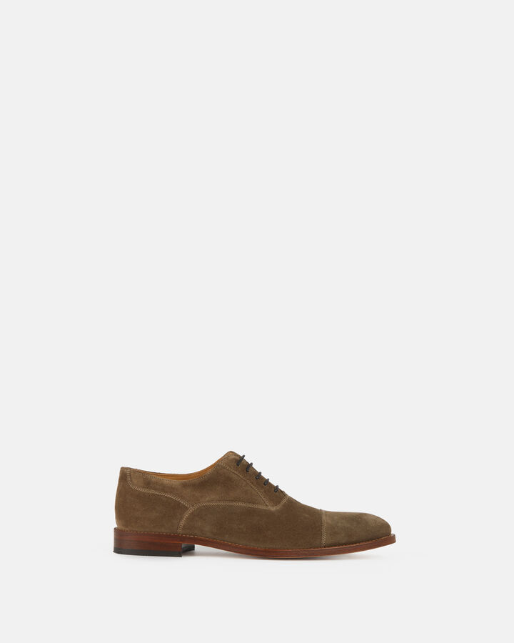 OXFORD SHOE TAMILE CALF LEATHER ARMY GREEN