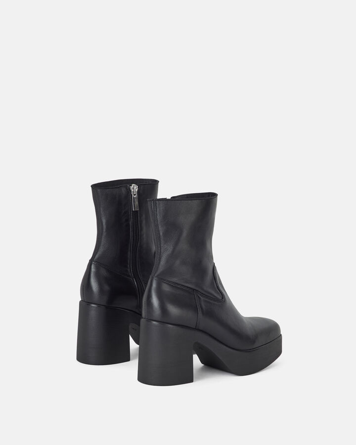 ANKLE BOOTS LEANNA CALF LEATHER BLACK