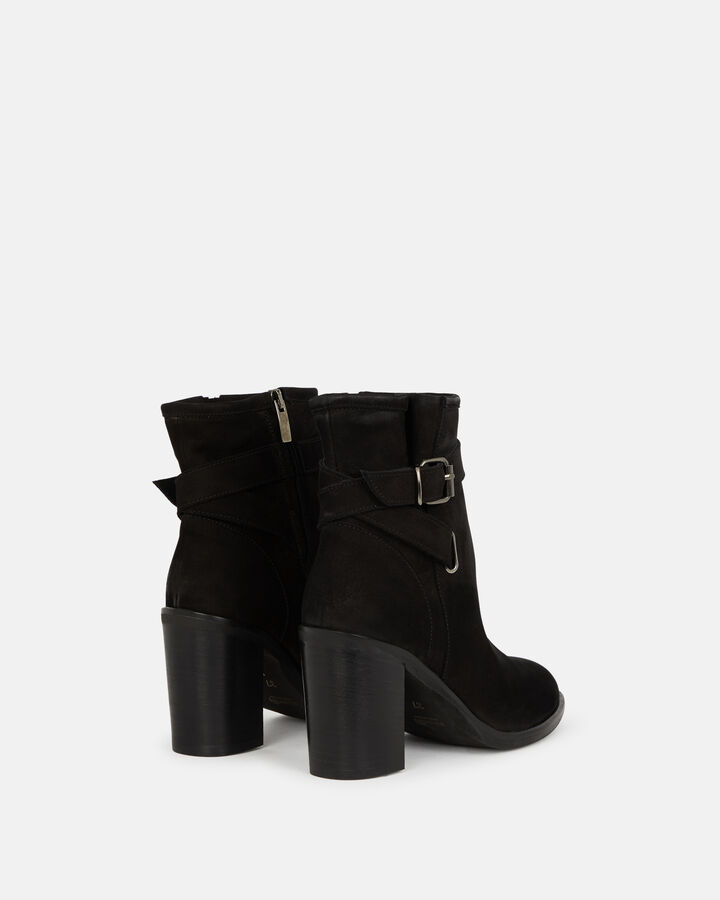 ANKLE BOOTS THEANA COW LEATHER BLACK